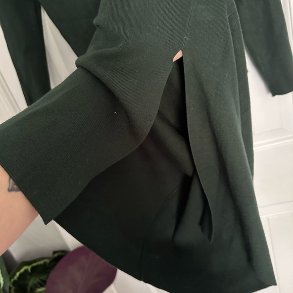 Karl Lagerfeld Polo Knit Dress, forest green, size S - Picture 6 of 8